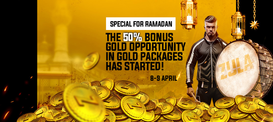 A Golden Shower in Zula this Ramadan: Multiply Your Earnings with the Bonus Gold Campaign!